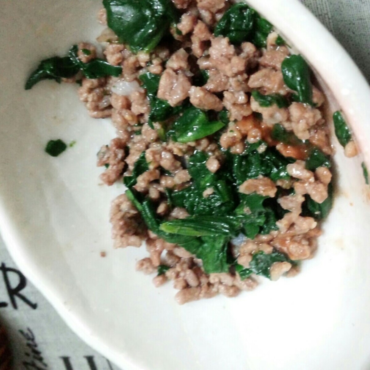 離乳食完了期 挽き肉とほうれん草のケチャップ炒め レシピ 作り方 By たくみ905 楽天レシピ 離乳食完了期 挽き肉とほうれん草のケチャップ炒め レシピ 作り方 By たくみ905 楽天レシピ